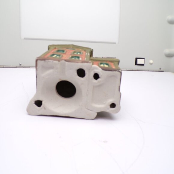 Cobblestone Corners Village FIRE STATION Ceramic Building 2001 Vintage No Light - Picture 6 of 7